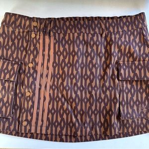 IVY PARK // monogram brown skirt (1XL)